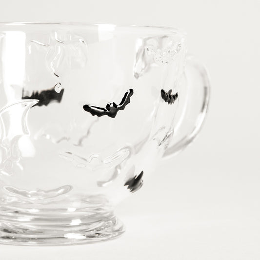 Ghost Town Glass Cup with Bats 0.35L