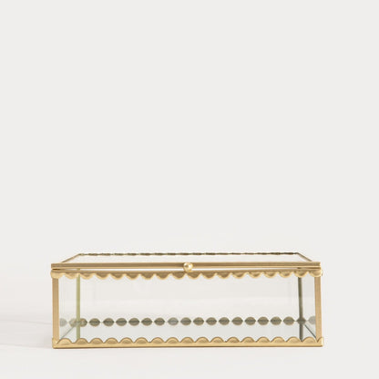 GRAZIA Gold Jewellery Box 18x13x5.5 cm