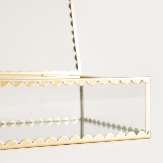 GRAZIA Gold Jewellery Box 18x13x5.5 cm