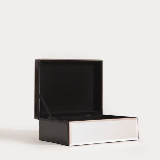 AMOSA Jewellery Box with Mirror Triangles 19x15x8 cm