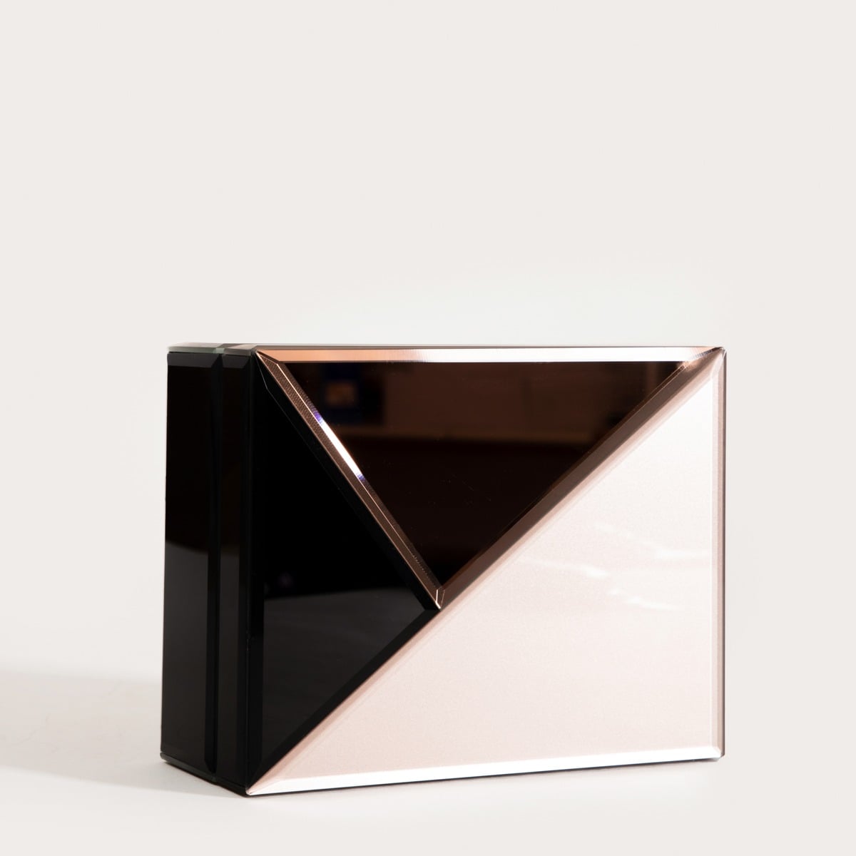 AMOSA Jewellery Box with Mirror Triangles 19x15x8 cm