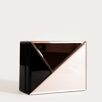 AMOSA Jewellery Box with Mirror Triangles 19x15x8 cm