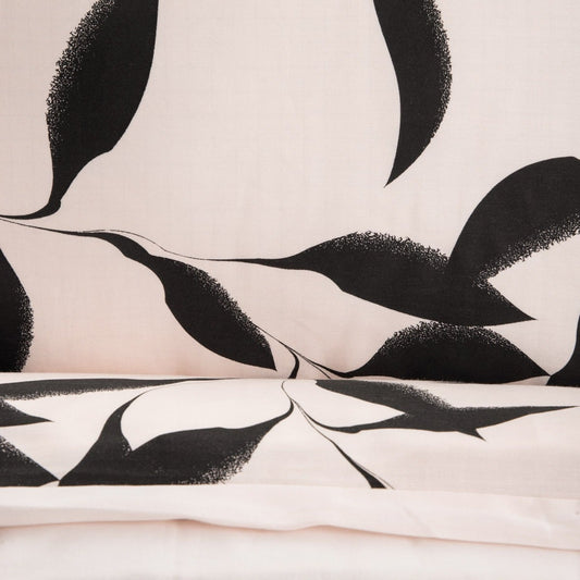 LYDIA Satin Bedding Set with Decorative Floral Pattern 160x200 cm