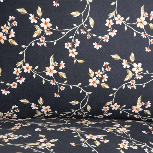 Bed linen set Adriana Microfiber Bedding Set with Floral Pattern 220x200 + 2x70x80 cm