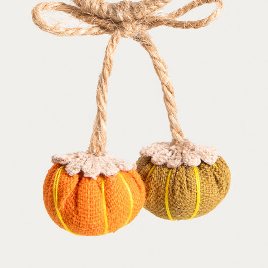 Set of rings ZUCCA Pumpkin Napkin Rings Set of 2 for Elegant Table Decor