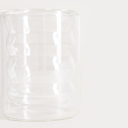 CEMBRA BUBBLY Double Wall Glass Set, 2 Pieces, 0.25L