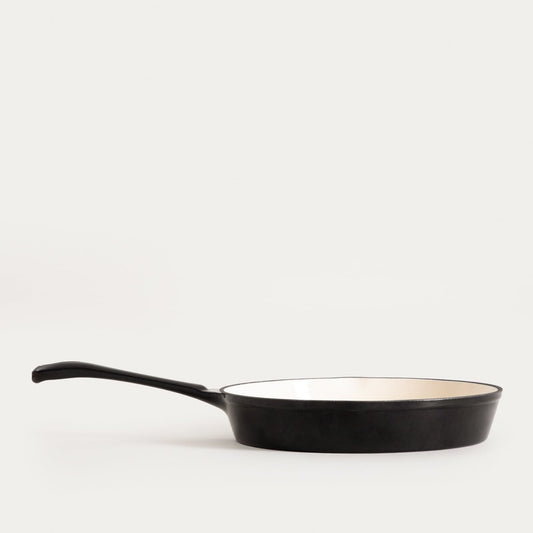 ANDREAS Black Cast Iron Frying Pan 26cm