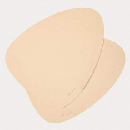 FEMELO Beige Table Mats Set of 2 - 38 cm Dining Pads
