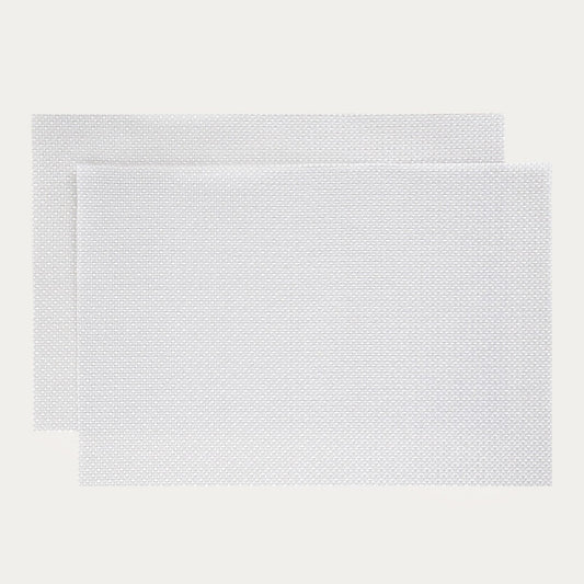 GLAMO Silver Table Mats Set of 2 - 30x45 cm