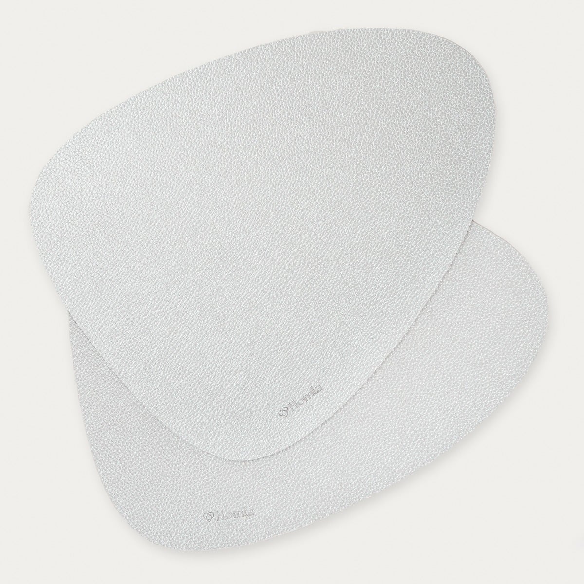 FEMELO Silver Table Mats Set of 2 - 38x30 cm