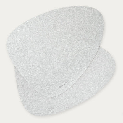 FEMELO Silver Table Mats Set of 2 - 38x30 cm