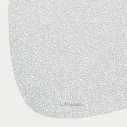 FEMELO Silver Table Mats Set of 2 - 38x30 cm