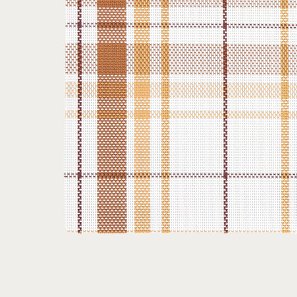 LUCY Checked Table Mats Set of 2 - 30x45 cm