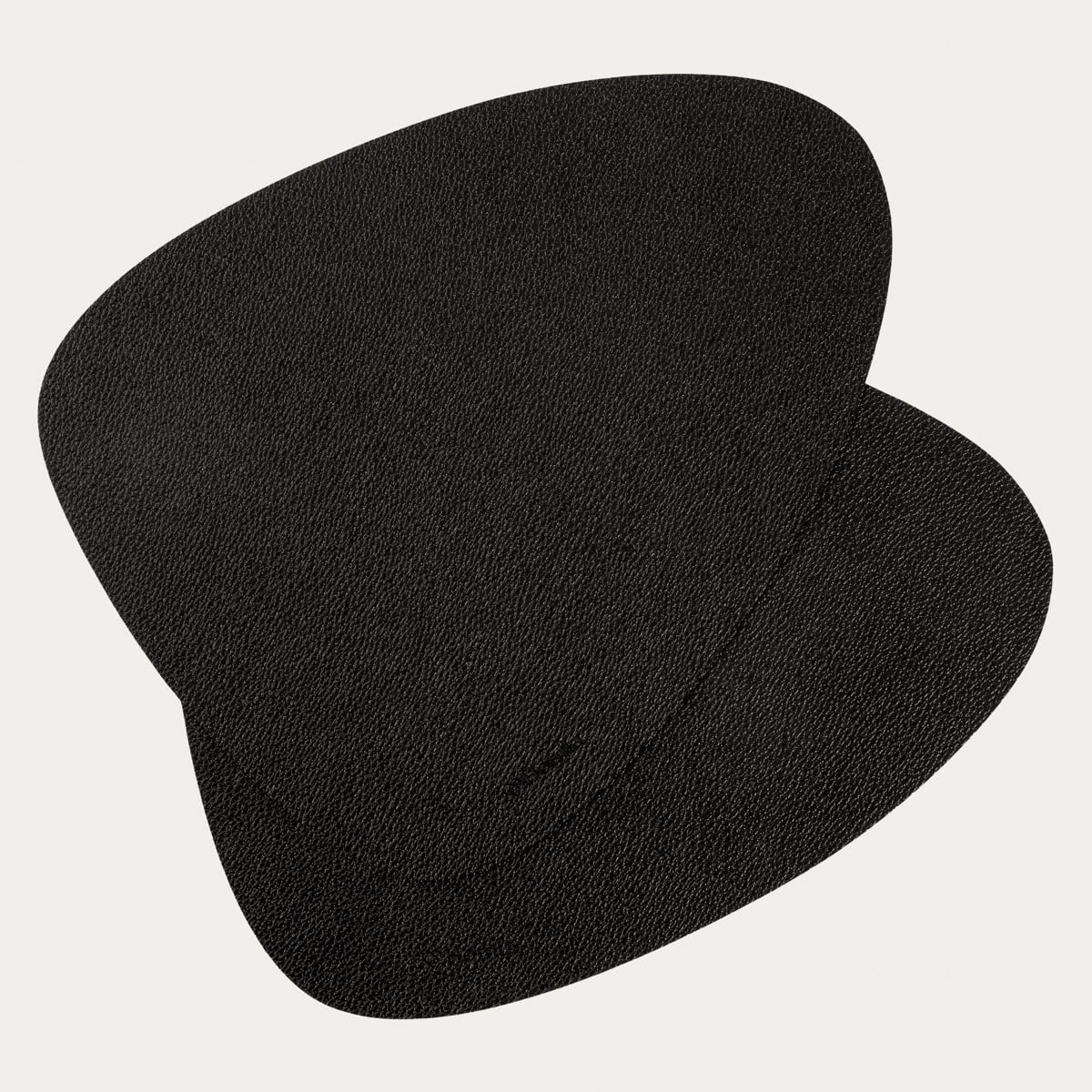 FEMELO Black Table Mats Set of 2, 38x30 cm