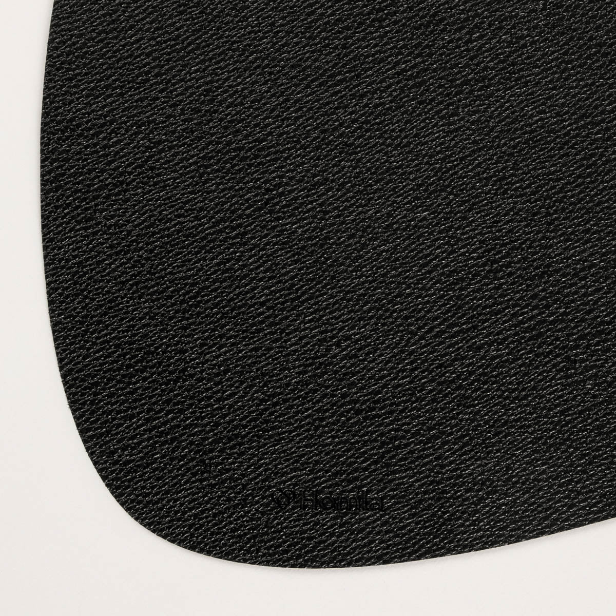 FEMELO Black Table Mats Set of 2, 38x30 cm