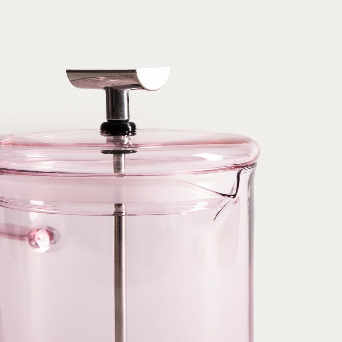 LATTRICE Pink Glass Brewer 1L