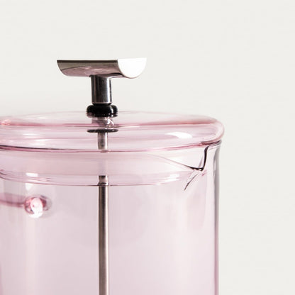LATTRICE Pink Glass Brewer 1L
