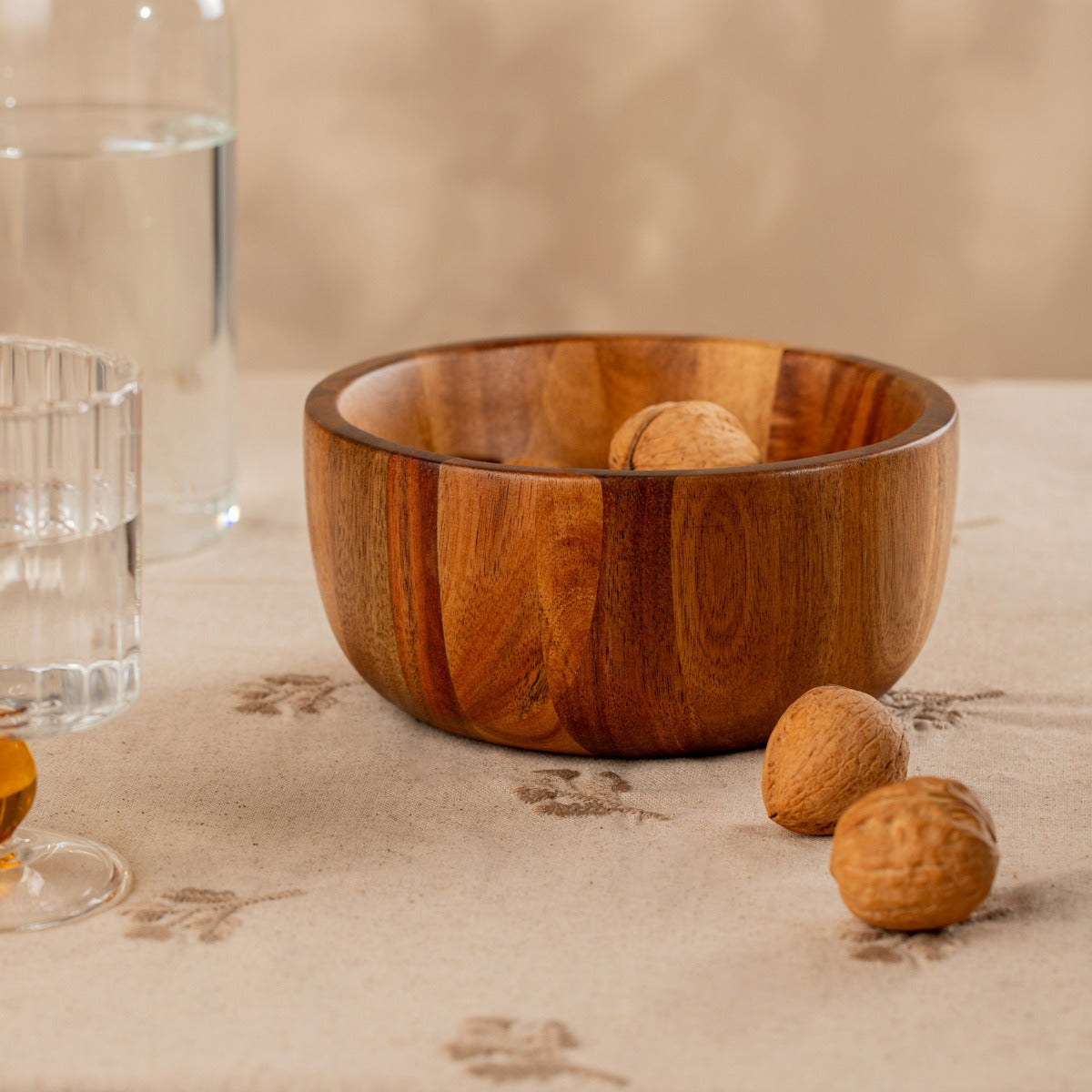MOOKA Acacia Deep Bowl 16cm - Elegant Serving Dish