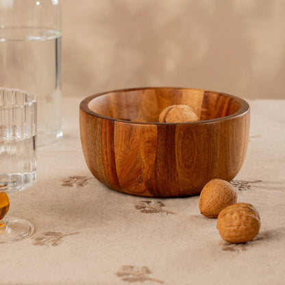 MOOKA Acacia Deep Bowl 16cm - Elegant Serving Dish