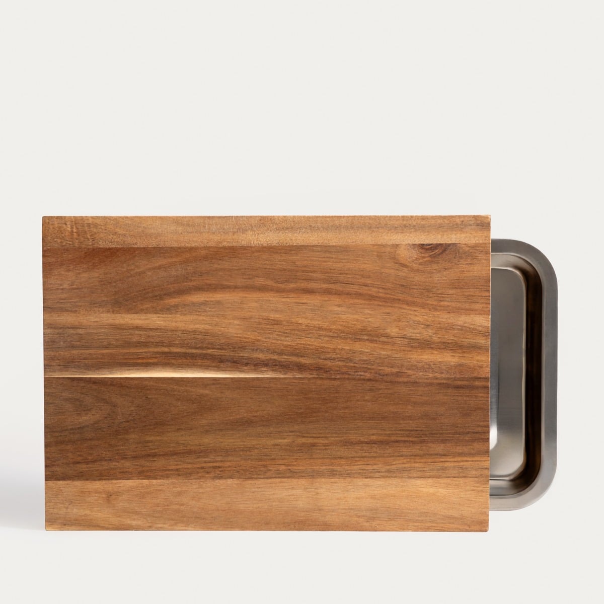 MOOKA Cutting Board with Metal Container 35x25cm