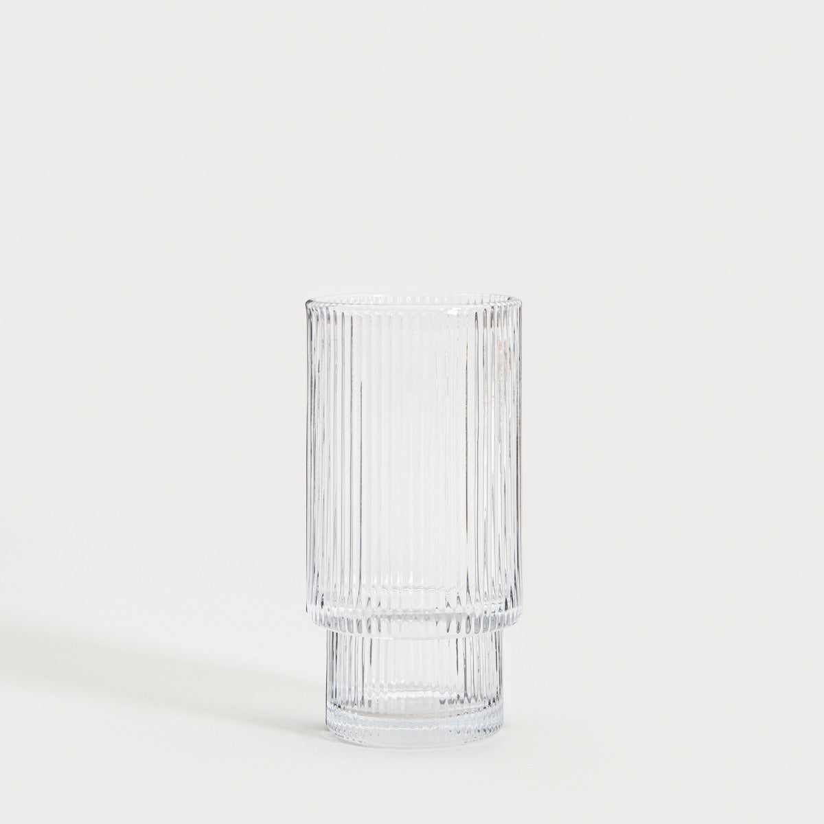 Glass set Set of 4 LYNNASO Transparent Tall Glass Mugs 0.3L