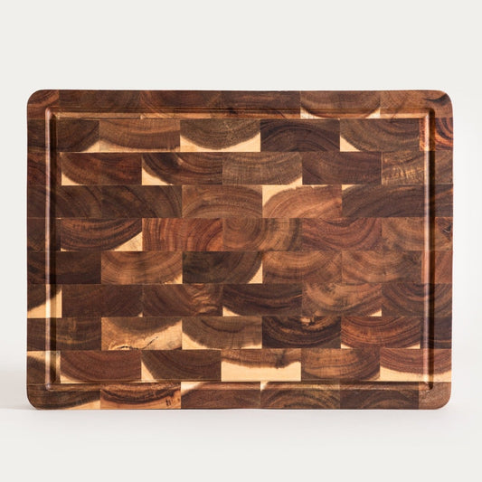 Acacia block Acacia Cutting Block NAVIRE 40.5x34 cm with Juice Groove
