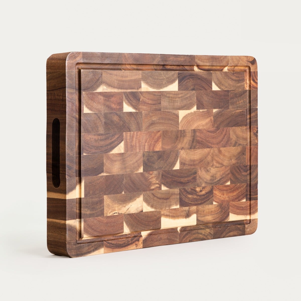 Acacia block Acacia Cutting Block NAVIRE 40.5x34 cm with Juice Groove