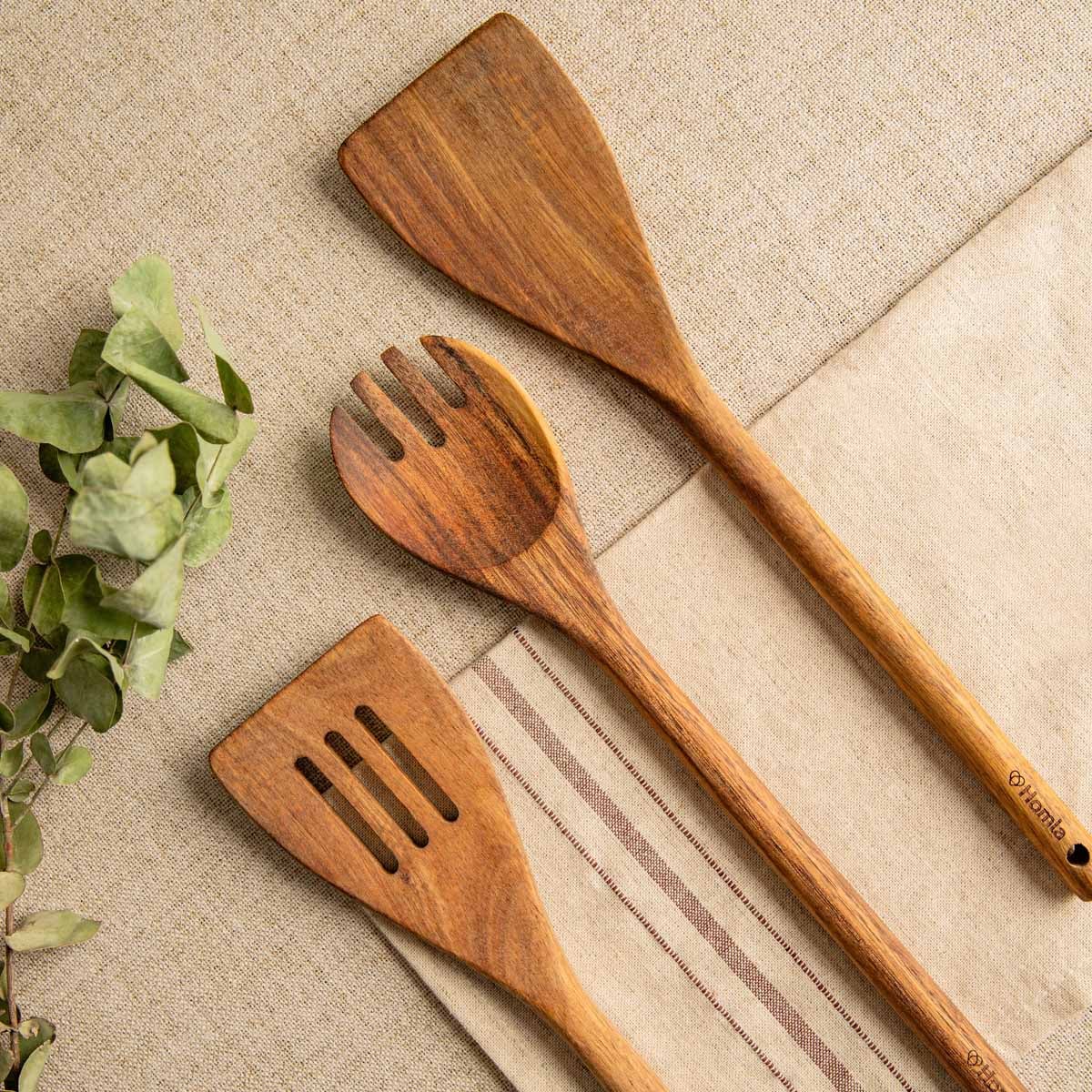 Set of utensils MOOKA Acacia Wood Utensil Set - 3 Pieces