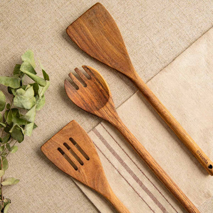 Set of utensils MOOKA Acacia Wood Utensil Set - 3 Pieces