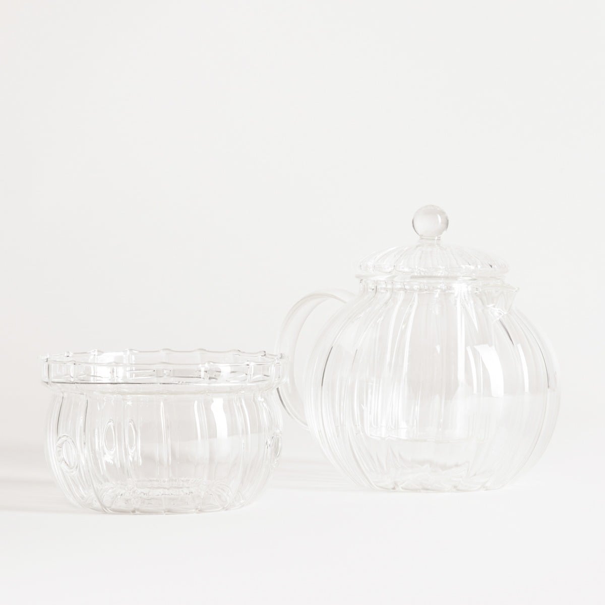 Teapot SENZA Glass Tea Infuser with Warmer 1L