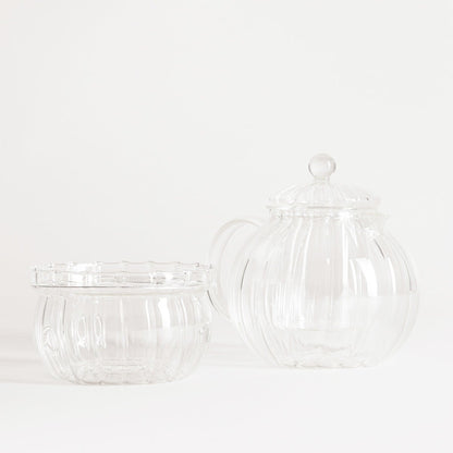 Teapot SENZA Glass Tea Infuser with Warmer 1L