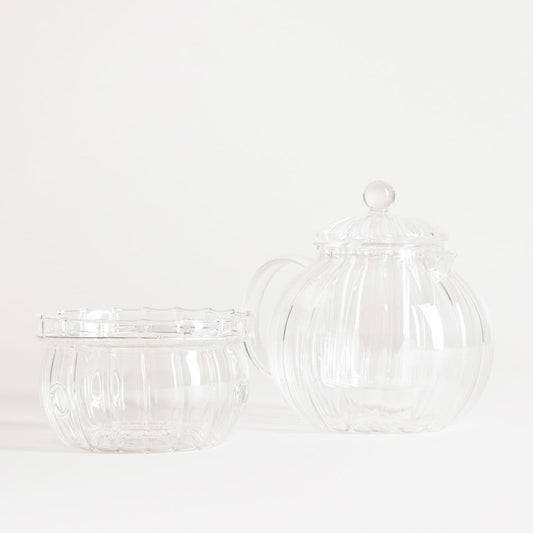 Teapot SENZA Glass Tea Infuser with Warmer 1L