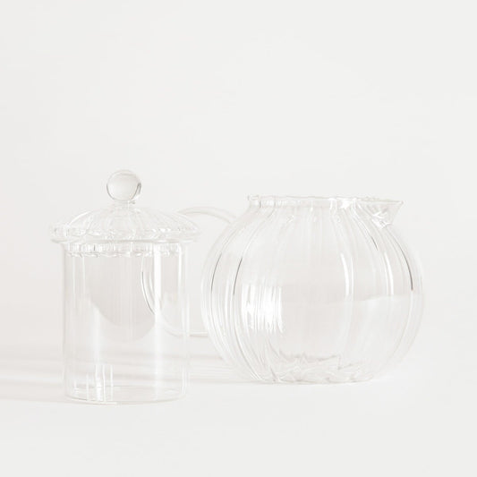 Teapot SENZA Glass Tea Infuser with Warmer 1L