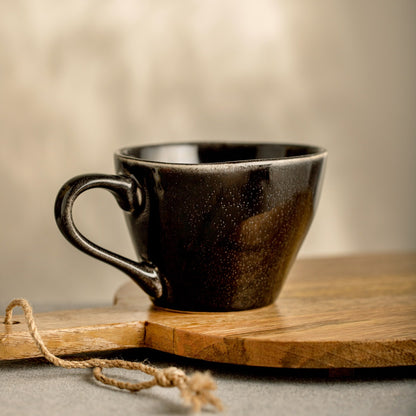 SMINJA Black Ceramic Mug 0.45L