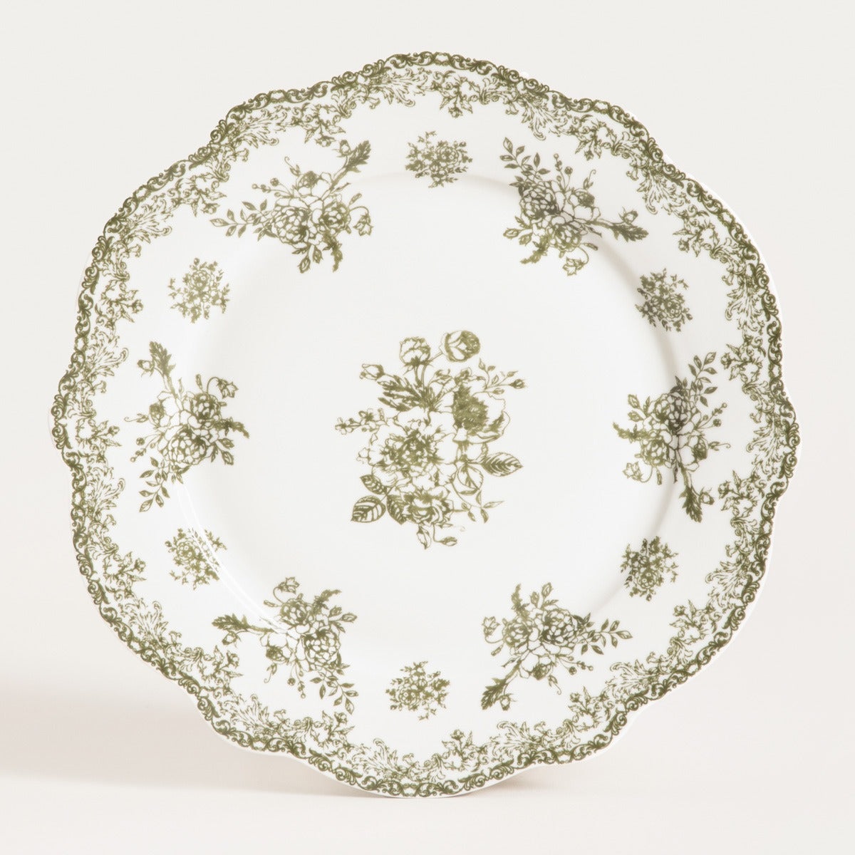 LOURRY Green Dinner Plate 27cm Porcelain