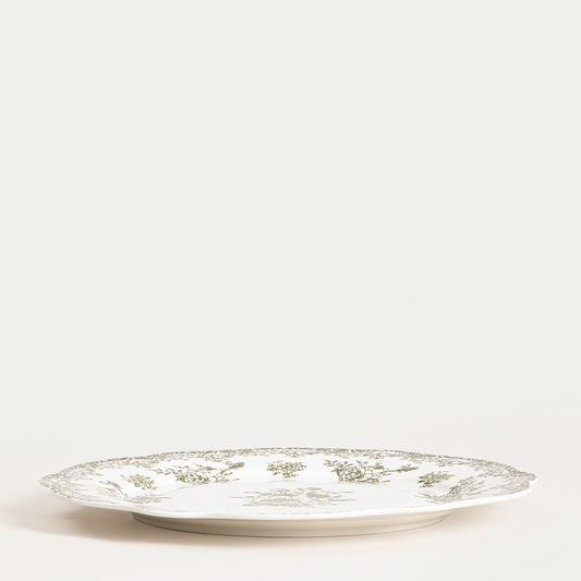 LOURRY Green Dinner Plate 27cm Porcelain