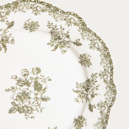 LOURRY Green Dinner Plate 27cm Porcelain