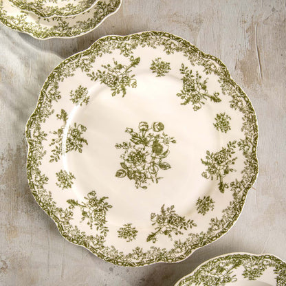 LOURRY Green Dinner Plate 27cm Porcelain
