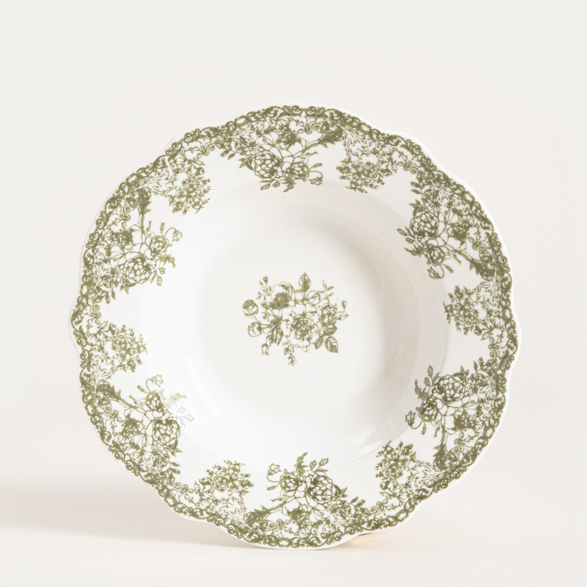 LOURRY Deep Green Plate 22 cm Porcelain