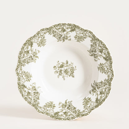 LOURRY Deep Green Plate 22 cm Porcelain