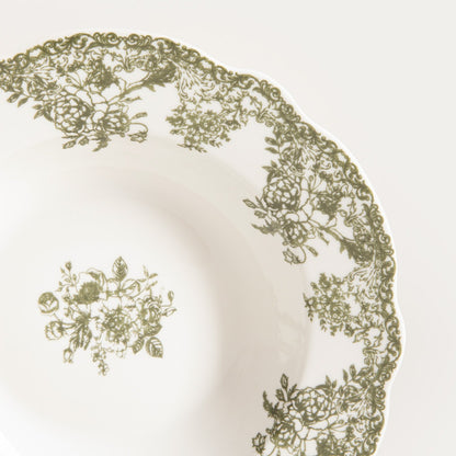 LOURRY Deep Green Plate 22 cm Porcelain