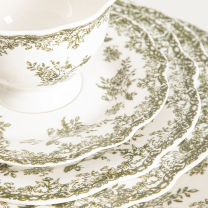 LOURRY Green Dessert Plate 19 cm