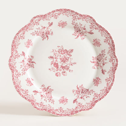 LOURRY Red Dinner Plate 27 cm Porcelain
