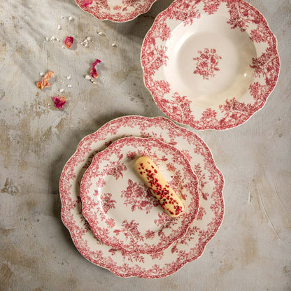 LOURRY Red Dessert Plate 19 cm