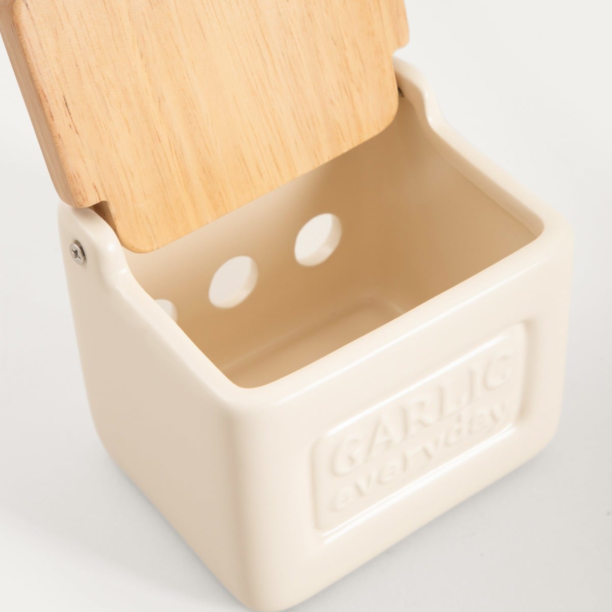 SYLAN Cream Garlic Container 13x12x13cm