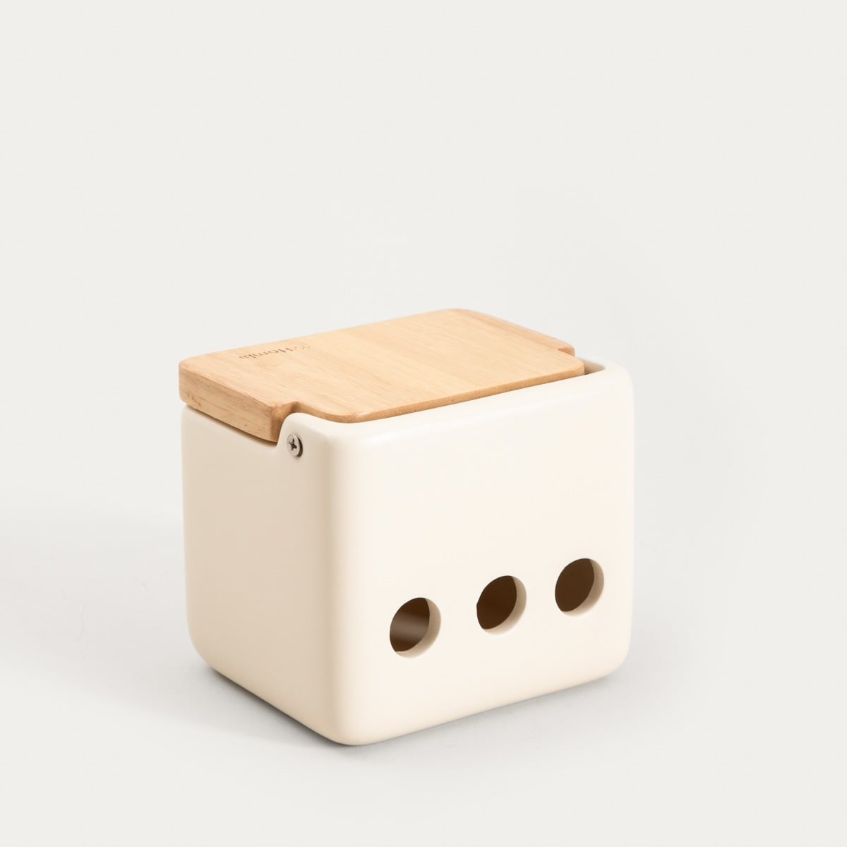 SYLAN Cream Garlic Container 13x12x13cm