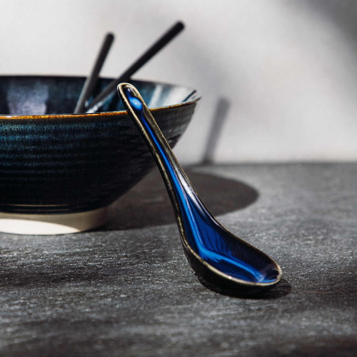 OKINAWA Ceramic Ramen Spoon 16.5 cm