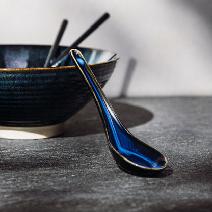 OKINAWA Ceramic Ramen Spoon 16.5 cm