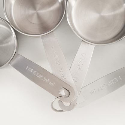 ONTARIO Stainless Steel Measuring Cups Set - 4 Piece