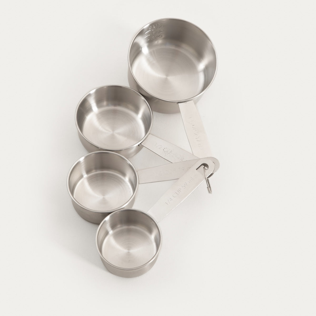 ONTARIO Stainless Steel Measuring Cups Set - 4 Piece
